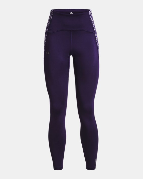 Women's UA RUSH™ Leggings, Purple, pdpMainDesktop image number 4